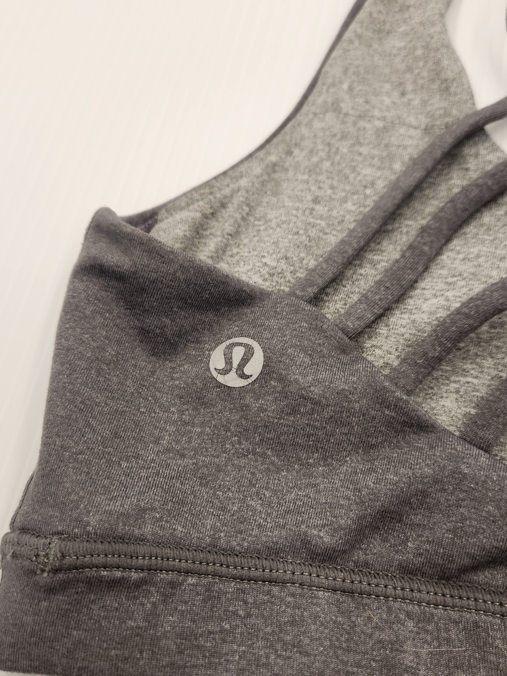 lululemon athletica Gray Strappy Sports Bra - Women's Intimates - Picture 4 of 6